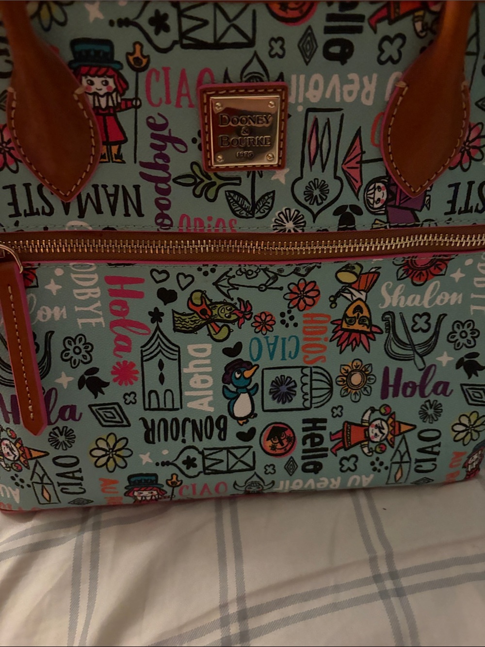 Disney Dooney & Bourke Itβs A Small World Tote